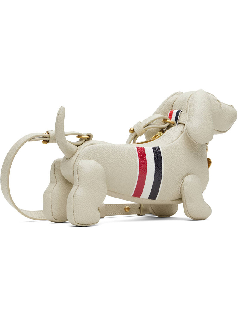 Thom Browne Off-White Mini Hector Bag outlook