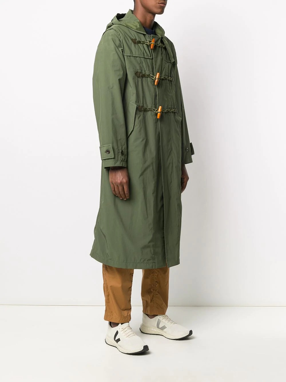 hooded duffel coat - 3