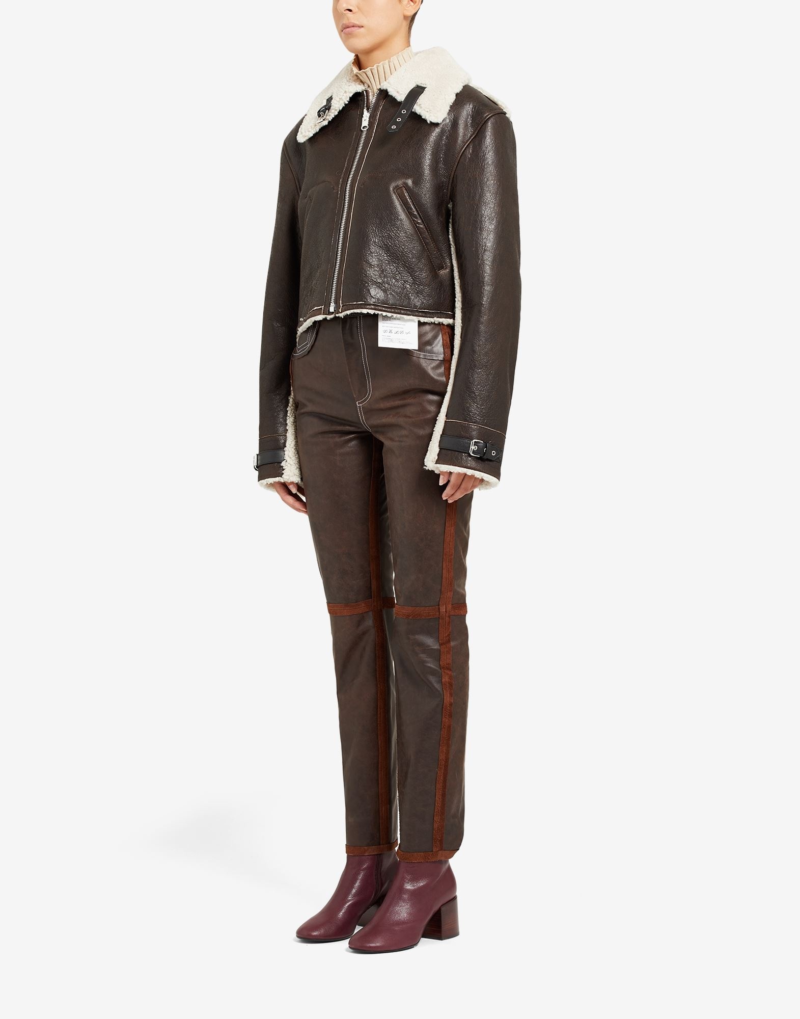Reversible shearling jacket - 5