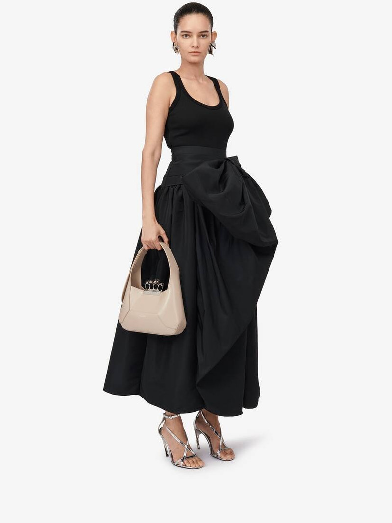 Women's The Jewelled Hobo Bag in Camel 4