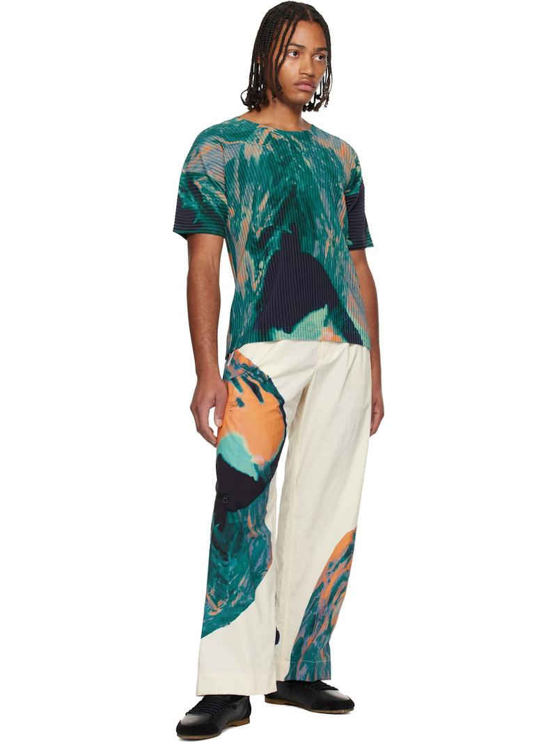 ISSEY MIYAKE Beige Agate Trousers outlook