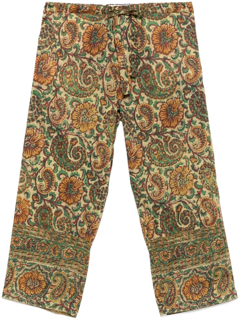 paisley-print trousers 1