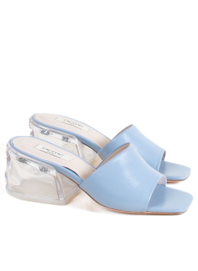 Puffy Mule Plexiglass Baby Blue 1