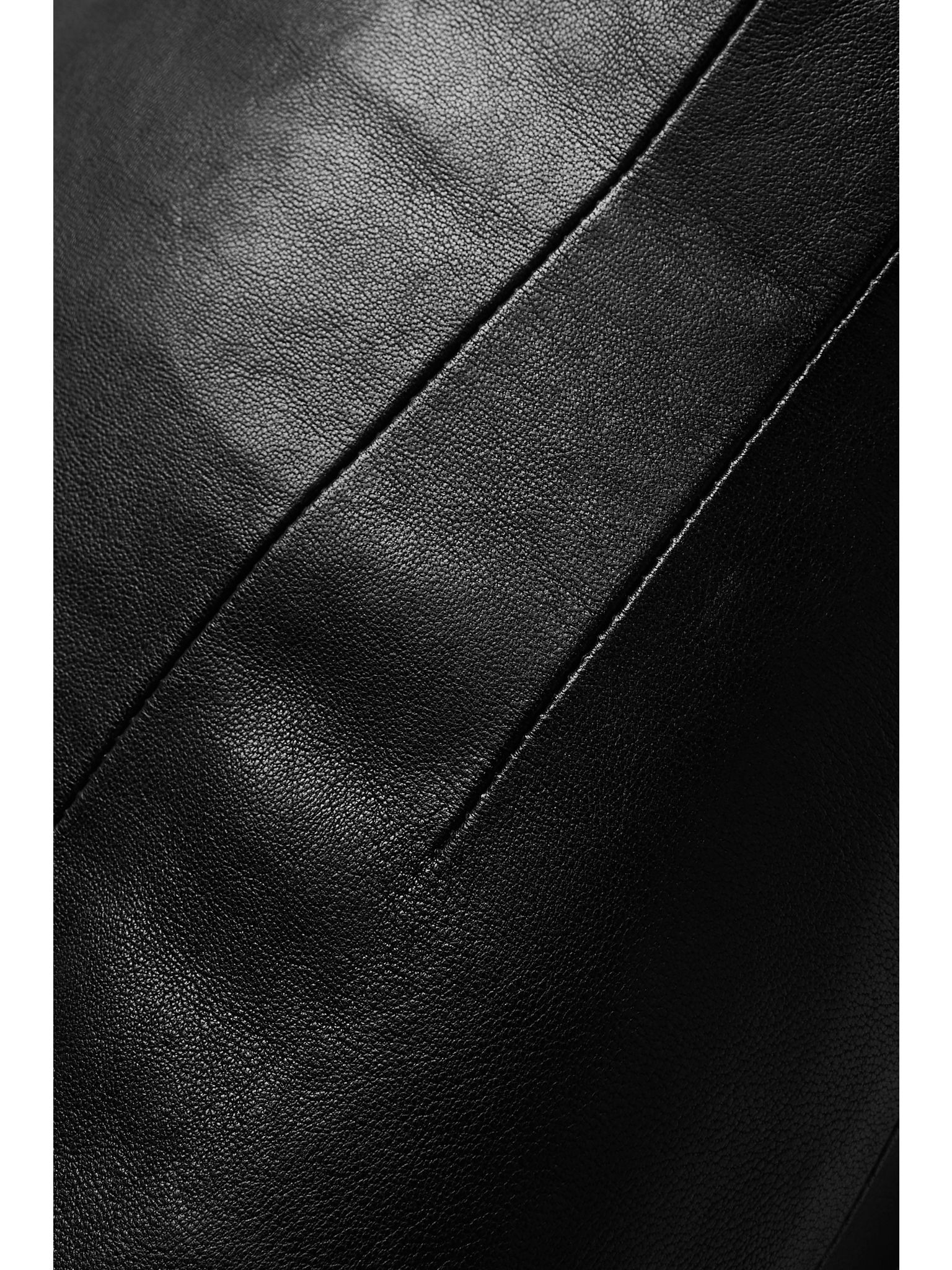 Loxley leather maxi skirt Black - 4