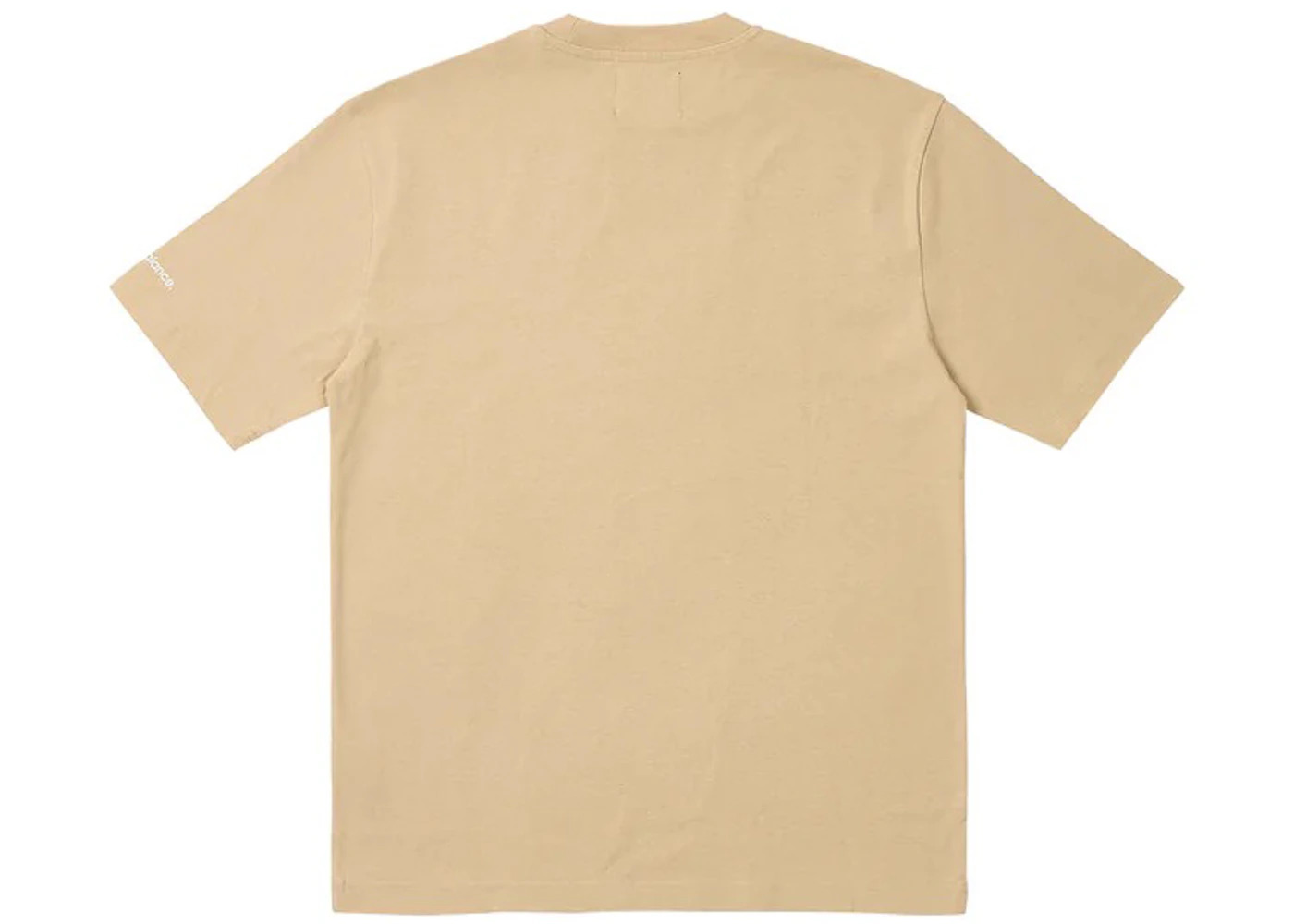 Palace x New Balance Logo T-Shirt Tan - 2