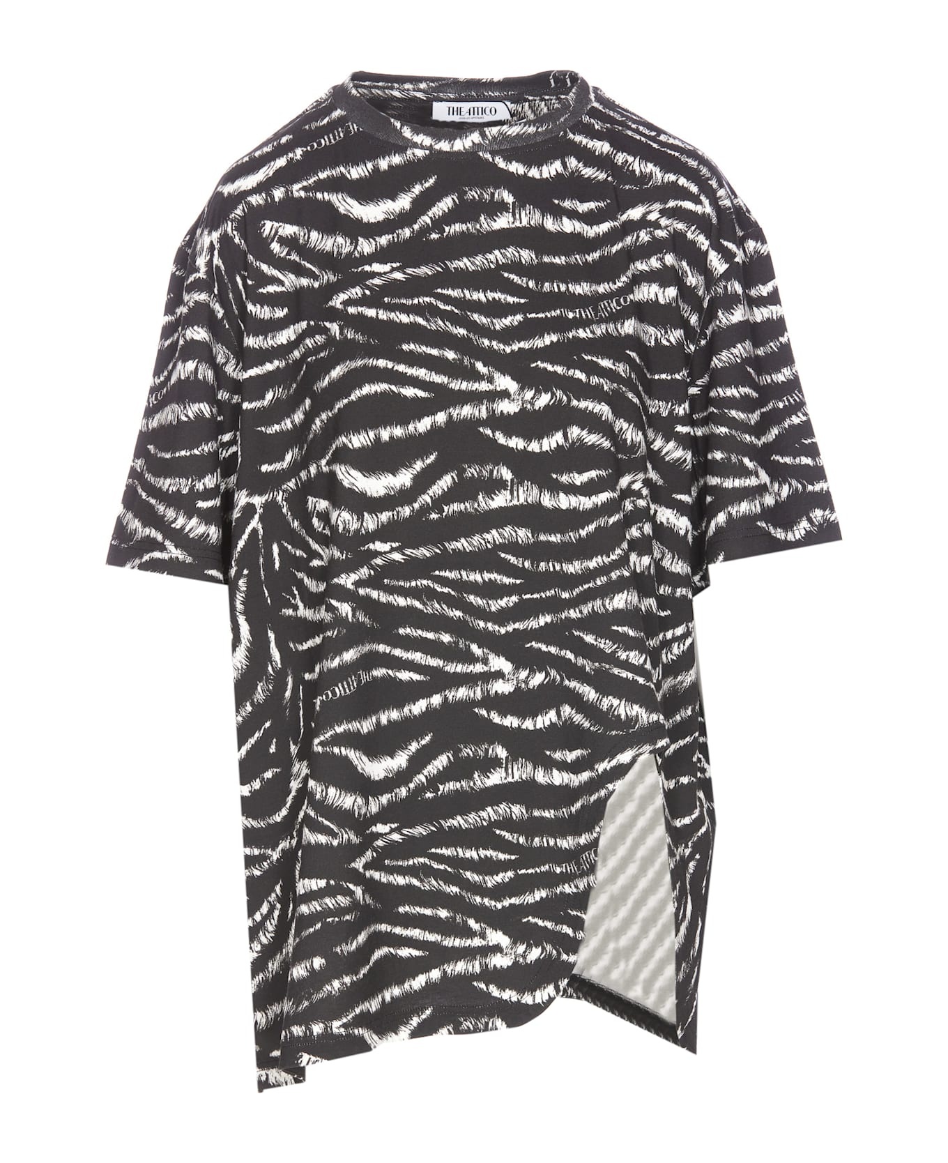 Tシャツ・カットソー THE ATTICO SS25 Striped shirt (250WCH00042 870) The attico Striped shirt available on julian-fashion.com