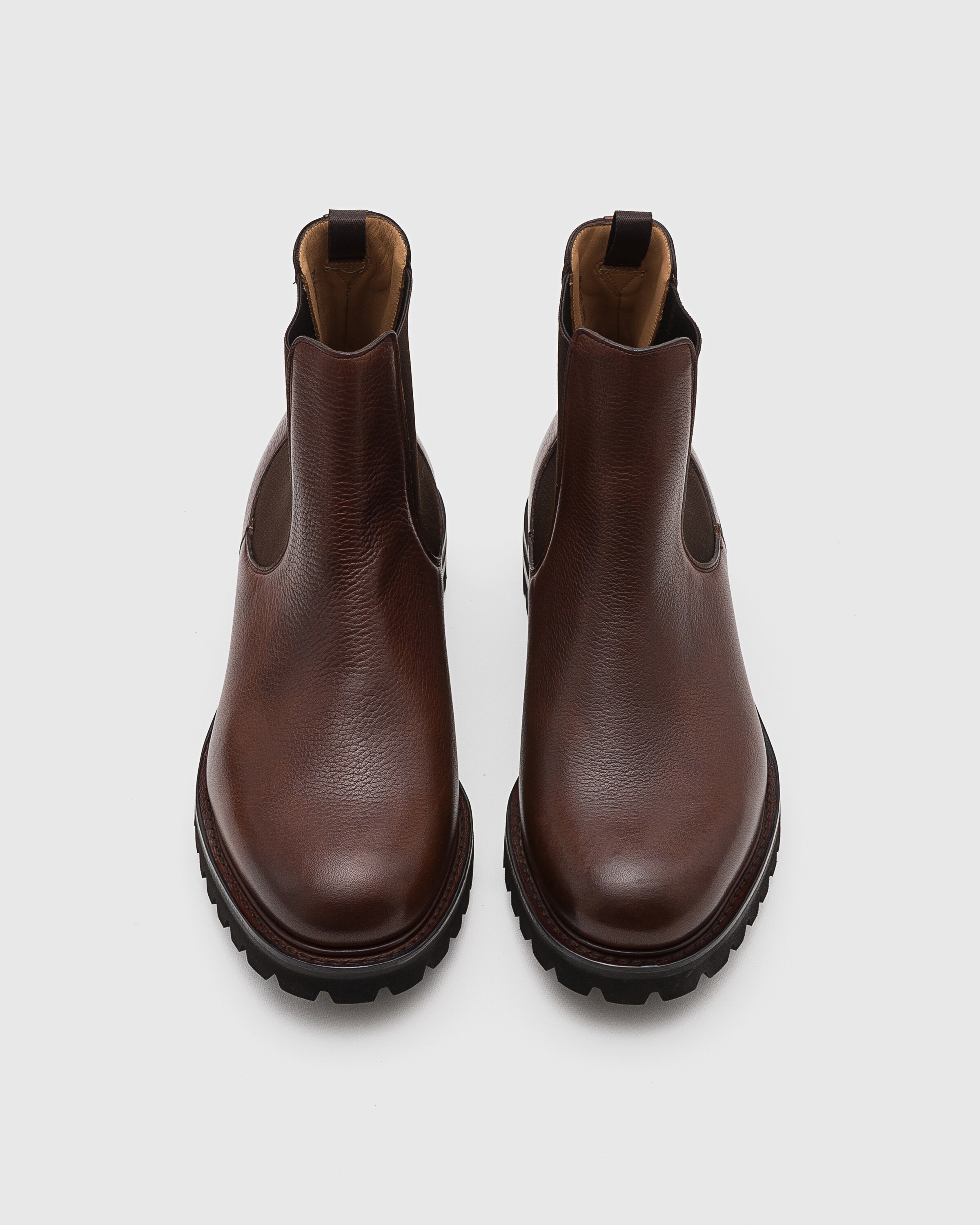Soft Grain Leather Chelsea Boot - 5