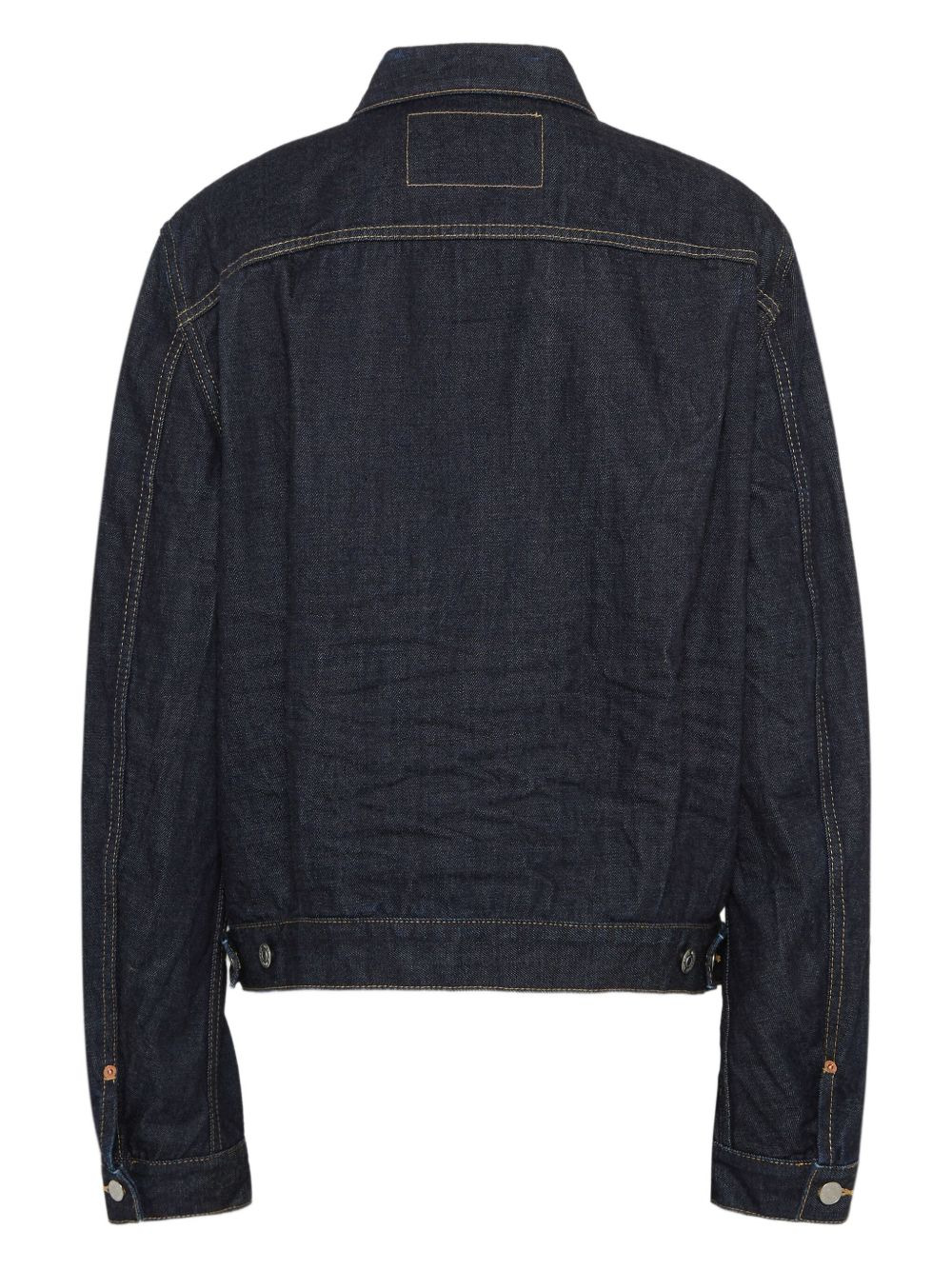 embroidered denim jacket - 2