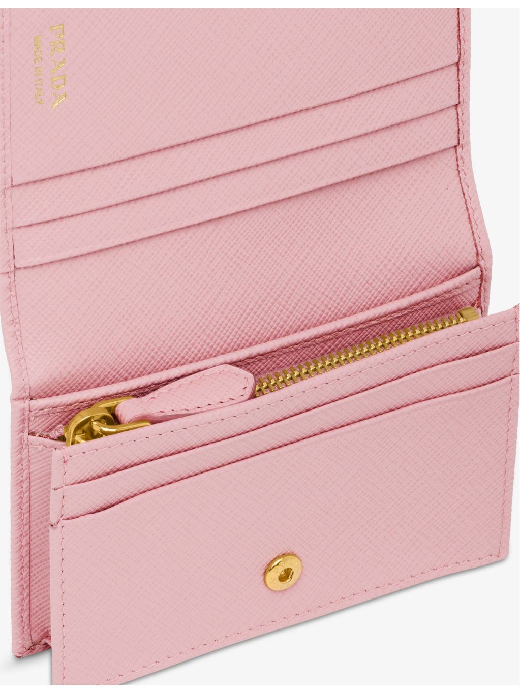 Logo-plaque small leather wallet - 4