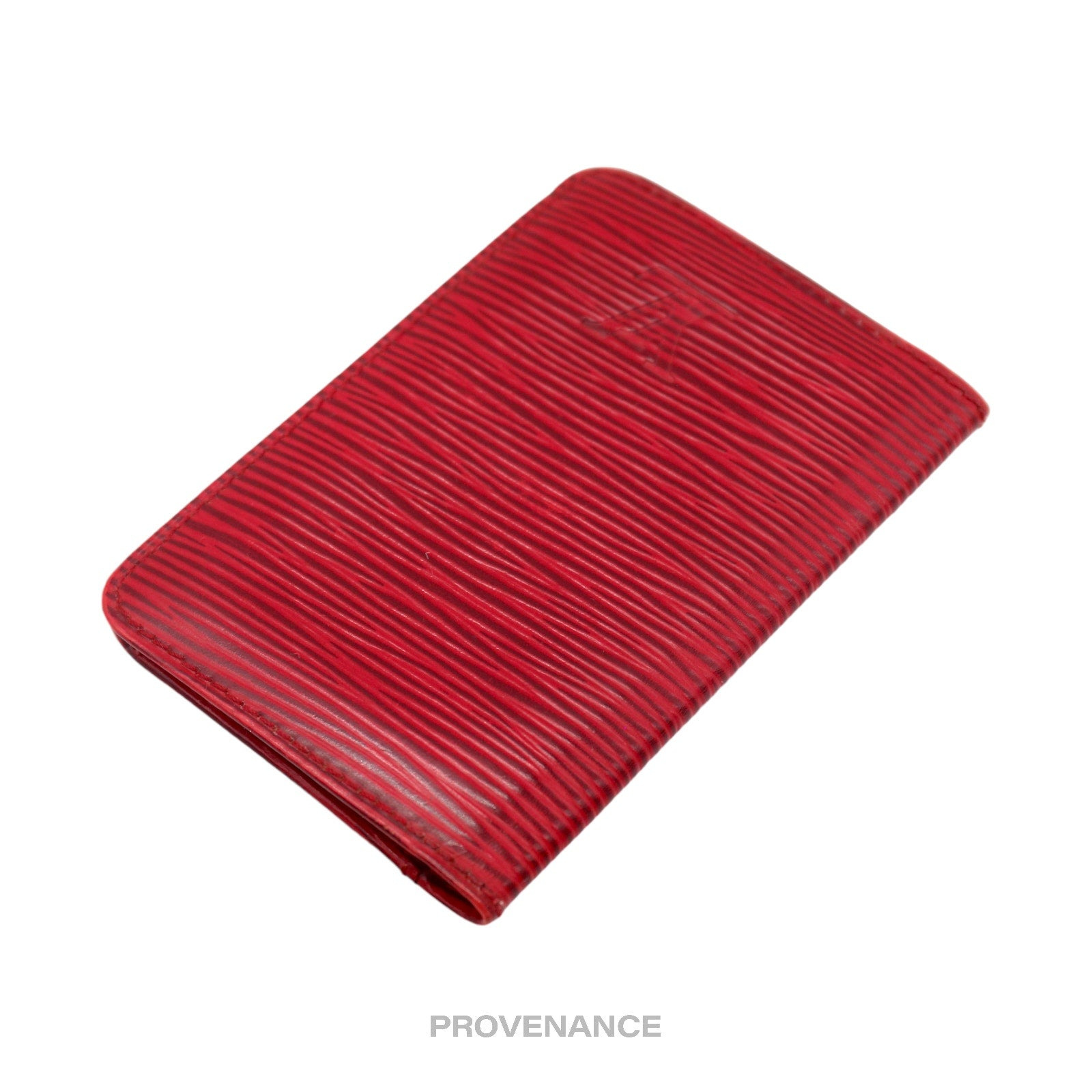 Louis Vuitton "MALLETIER" PO Wallet - Red Epi - 5