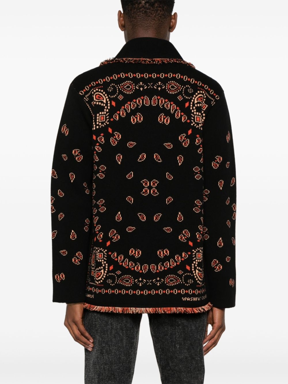 Bandana Jacquard cardigan - 4