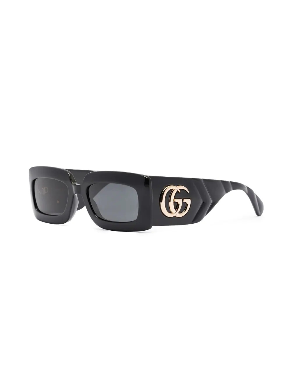 logo-plaque tinted sunglasses - 2