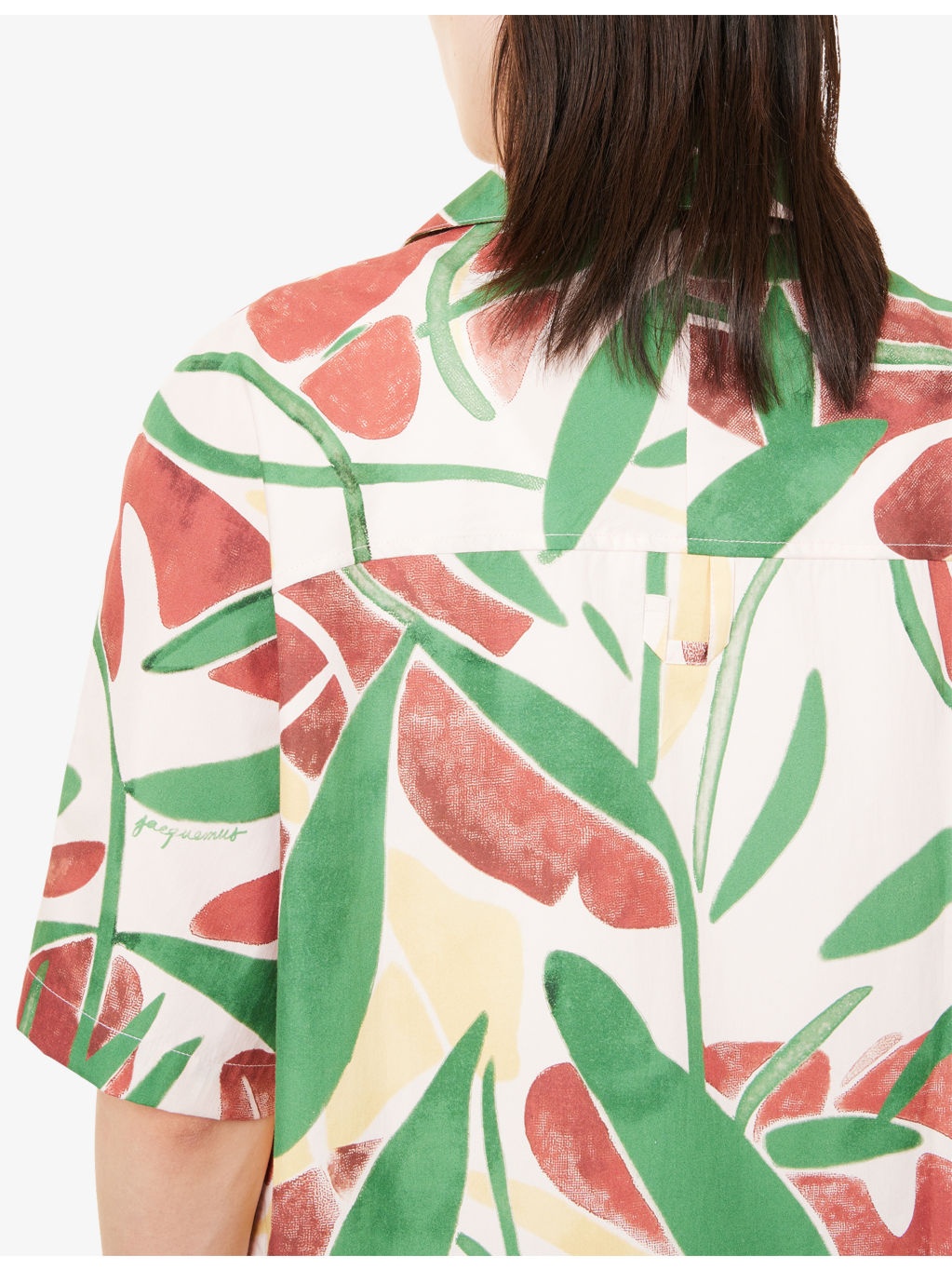 La Chemise Fonccio Graphic-print Cotton Shirt - 5