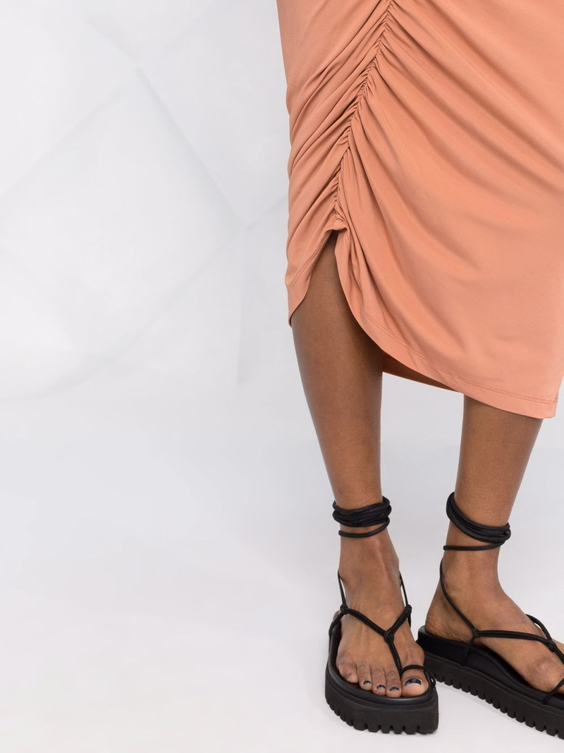 Irina draped midi dress 5