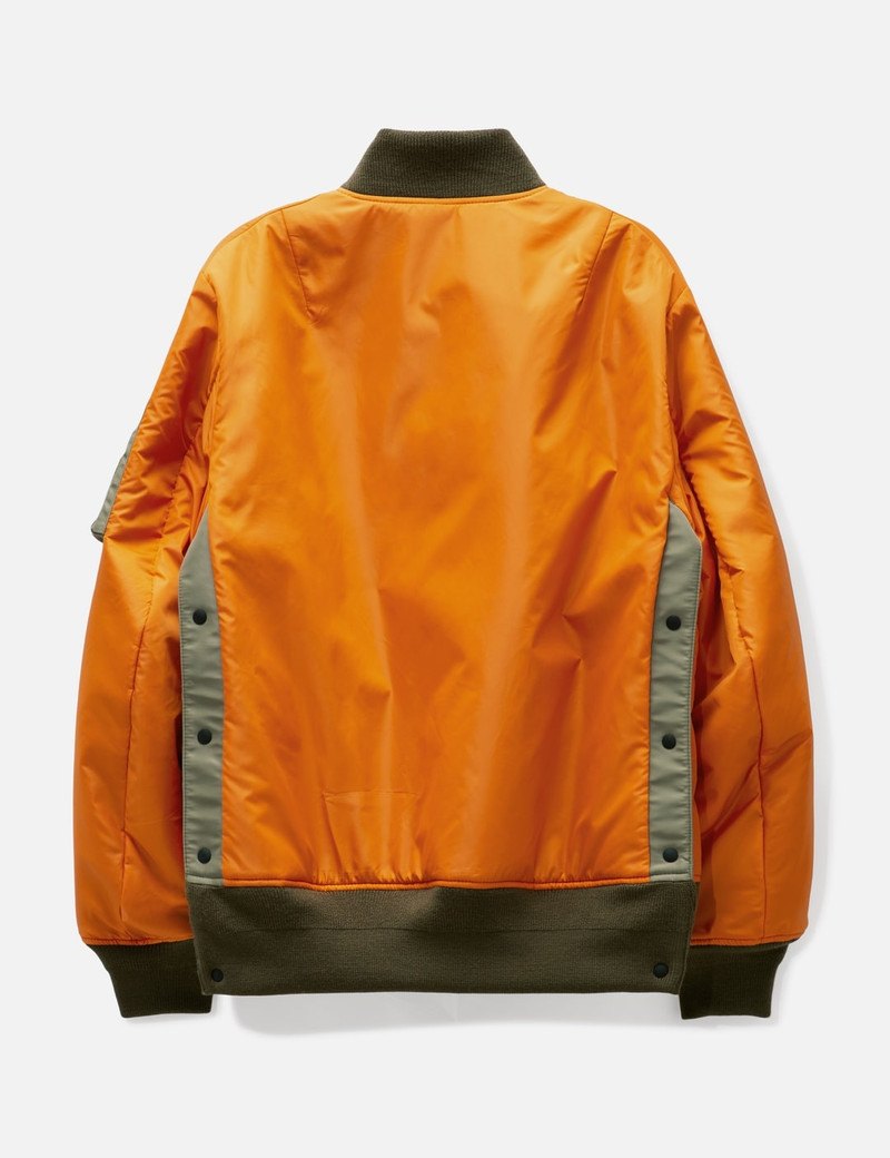 NYLON TWILL WORKWEAR BOMBER JACKET 2