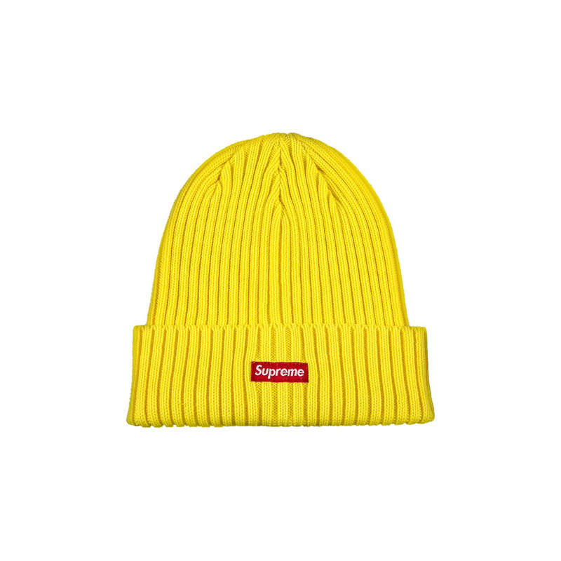 Supreme Overdyed Beanie 'Yellow' - 1