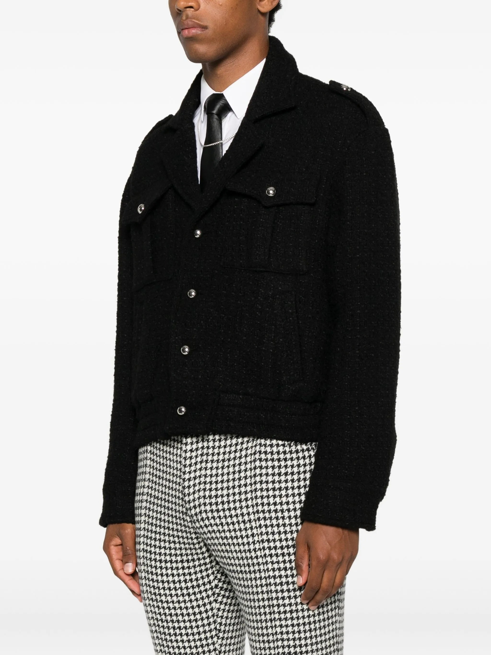 Ernest W. Baker Buttoned Flap-pocket Jacket - 5