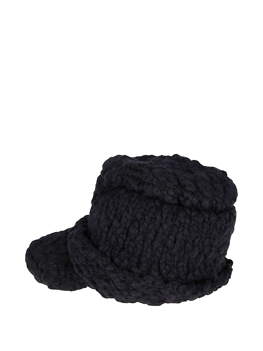 knitted wool hat - 2