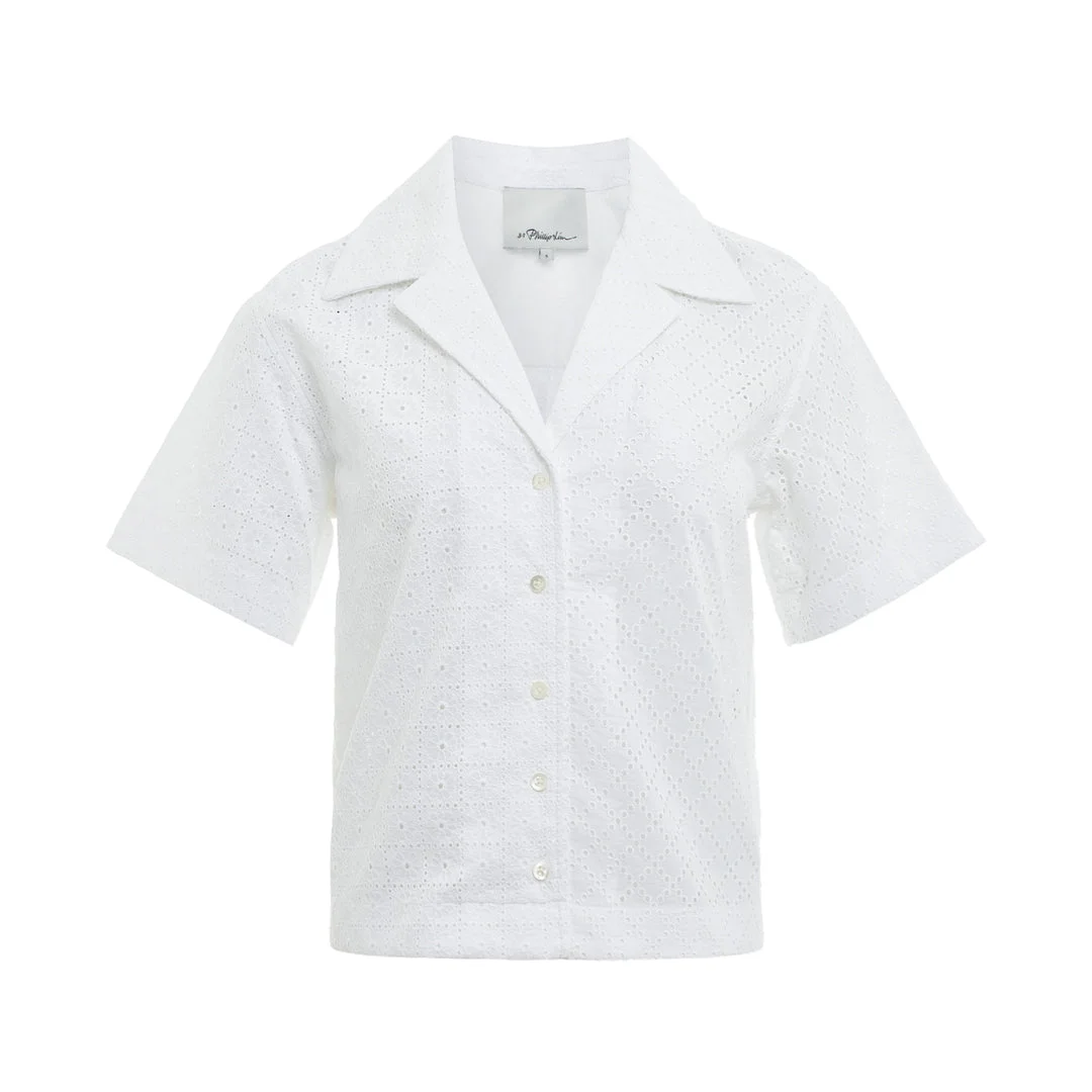 Broderie Anglaise Patchwork Shirt - 1