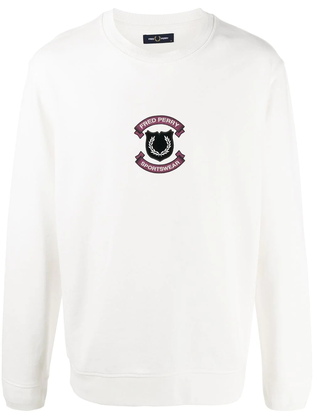 logo crest sweatshirt - 1