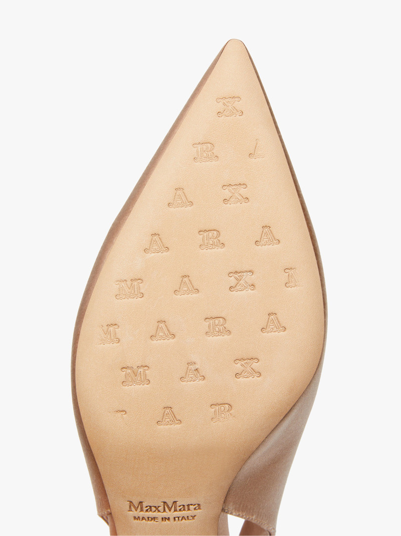 SLINGRASO Satin slingbacks 6