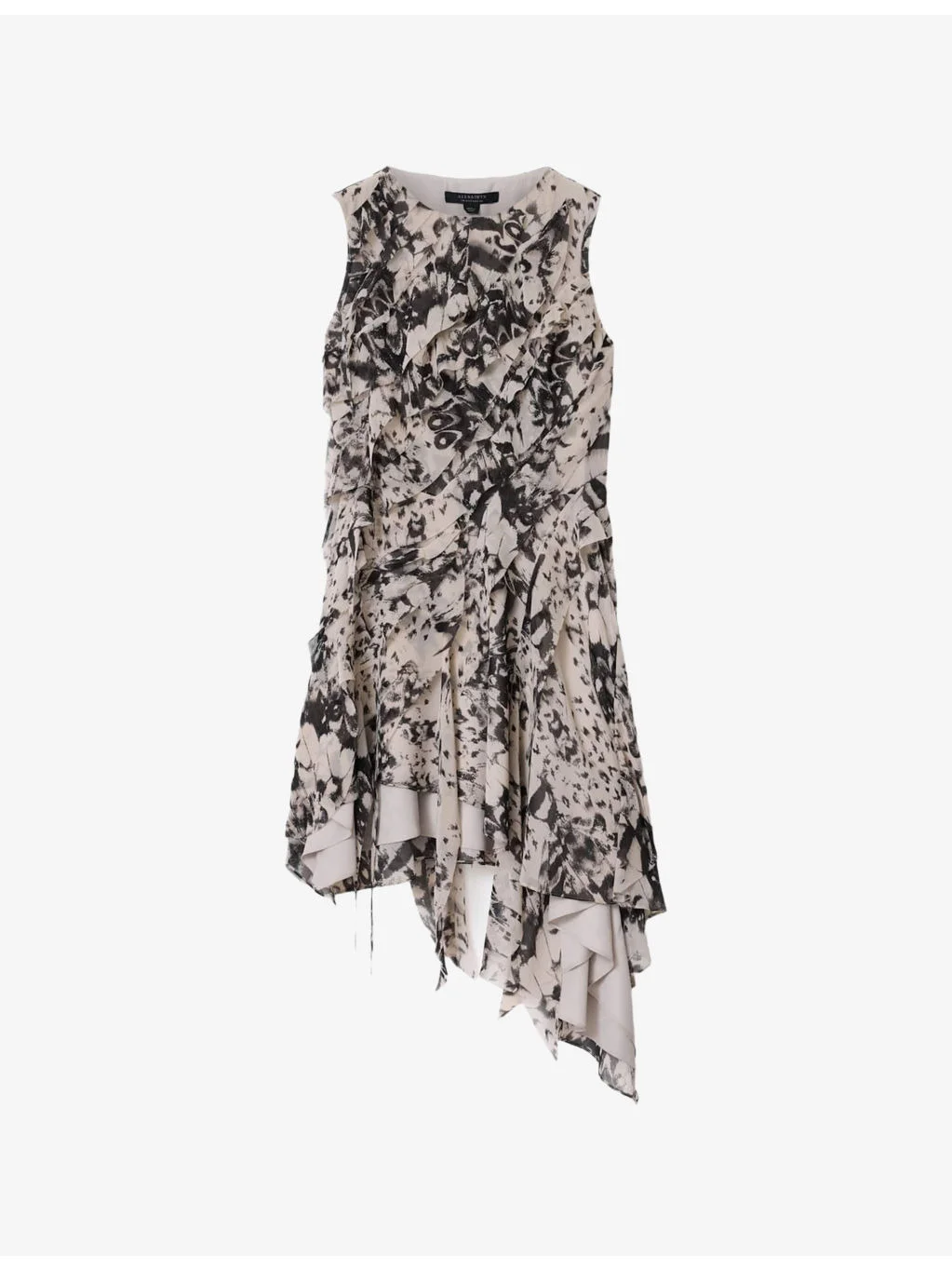 Angie Sleeveless Graphic-Print Woven Mini Dress - 1