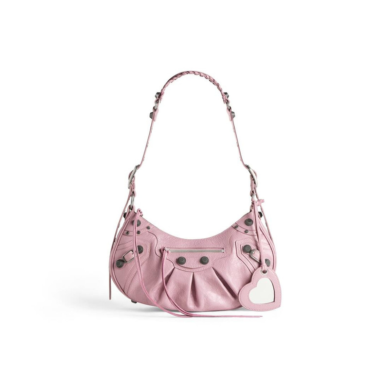 Women's Le Cagole Small Shoulder Bag in Pink - 1