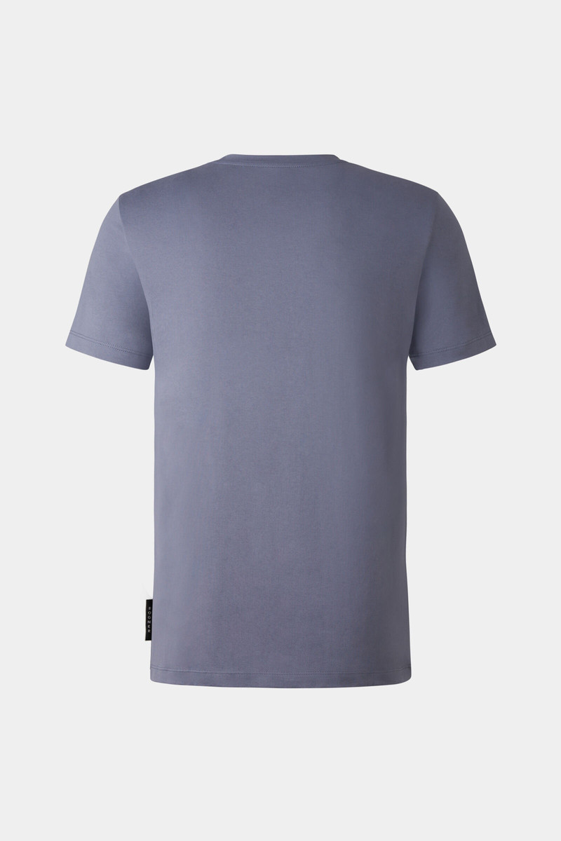 BOGNER Roc T-shirt in Gray blue outlook