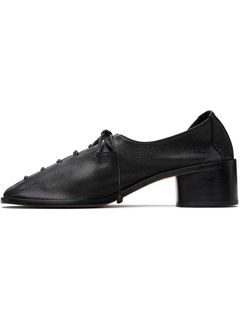 HEREU Black Plegada Heels outlook