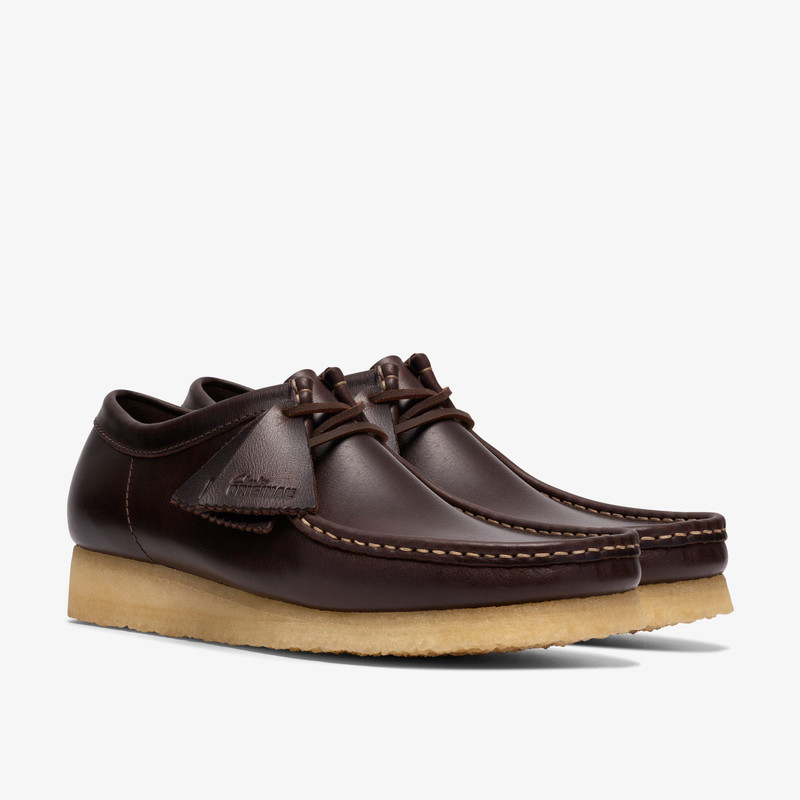 Wallabee Dark Brown Leather 4