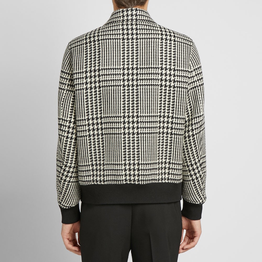 Alexander McQueen Skull Badge Check Bomber - 6