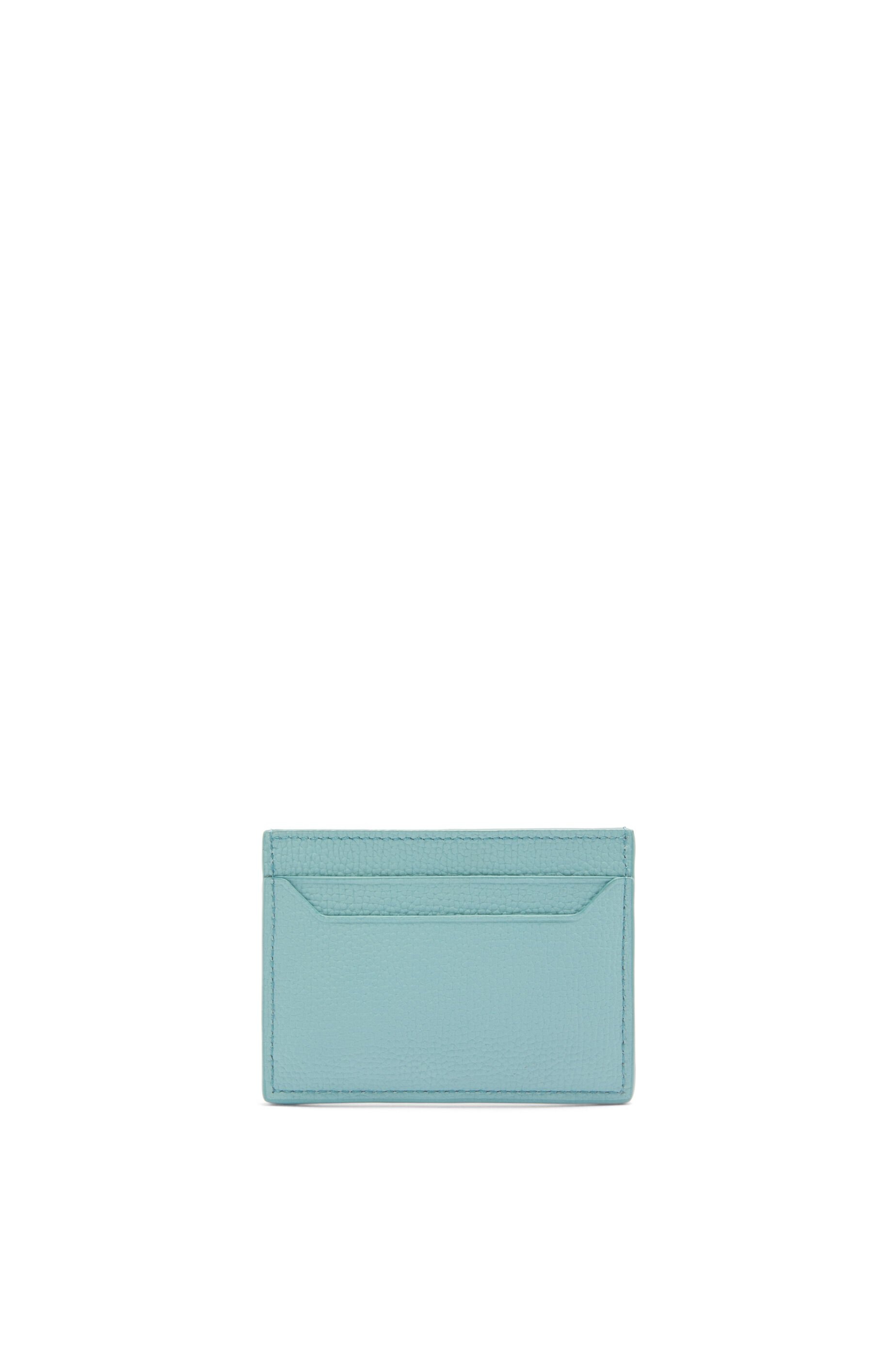 Anagram plain cardholder in pebble grained calfskin - 3