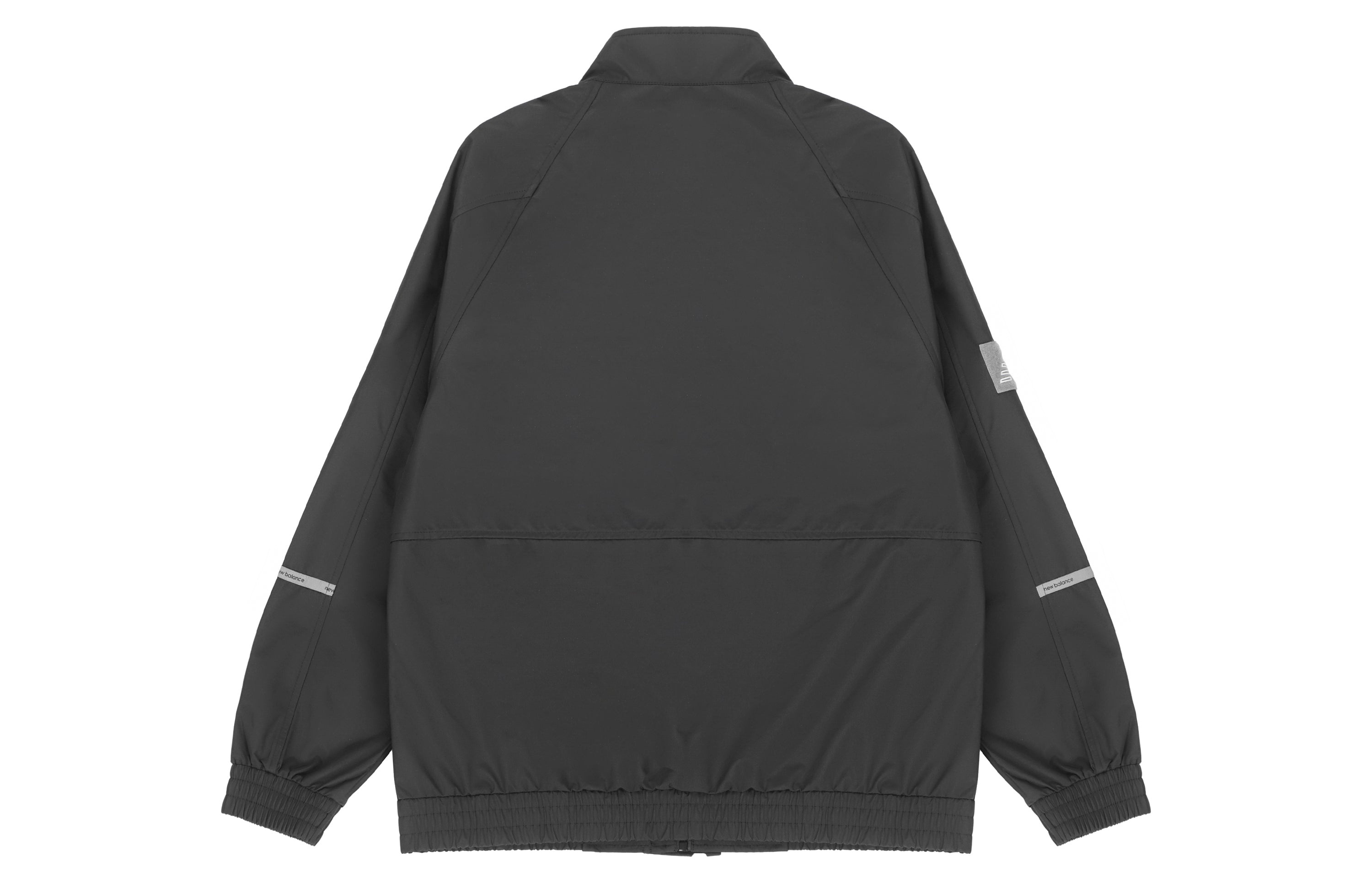 New Balance Men's New Balance Solid Color Woven Stand Collar Jacket Autumn Black AMJ21358-BK - 3