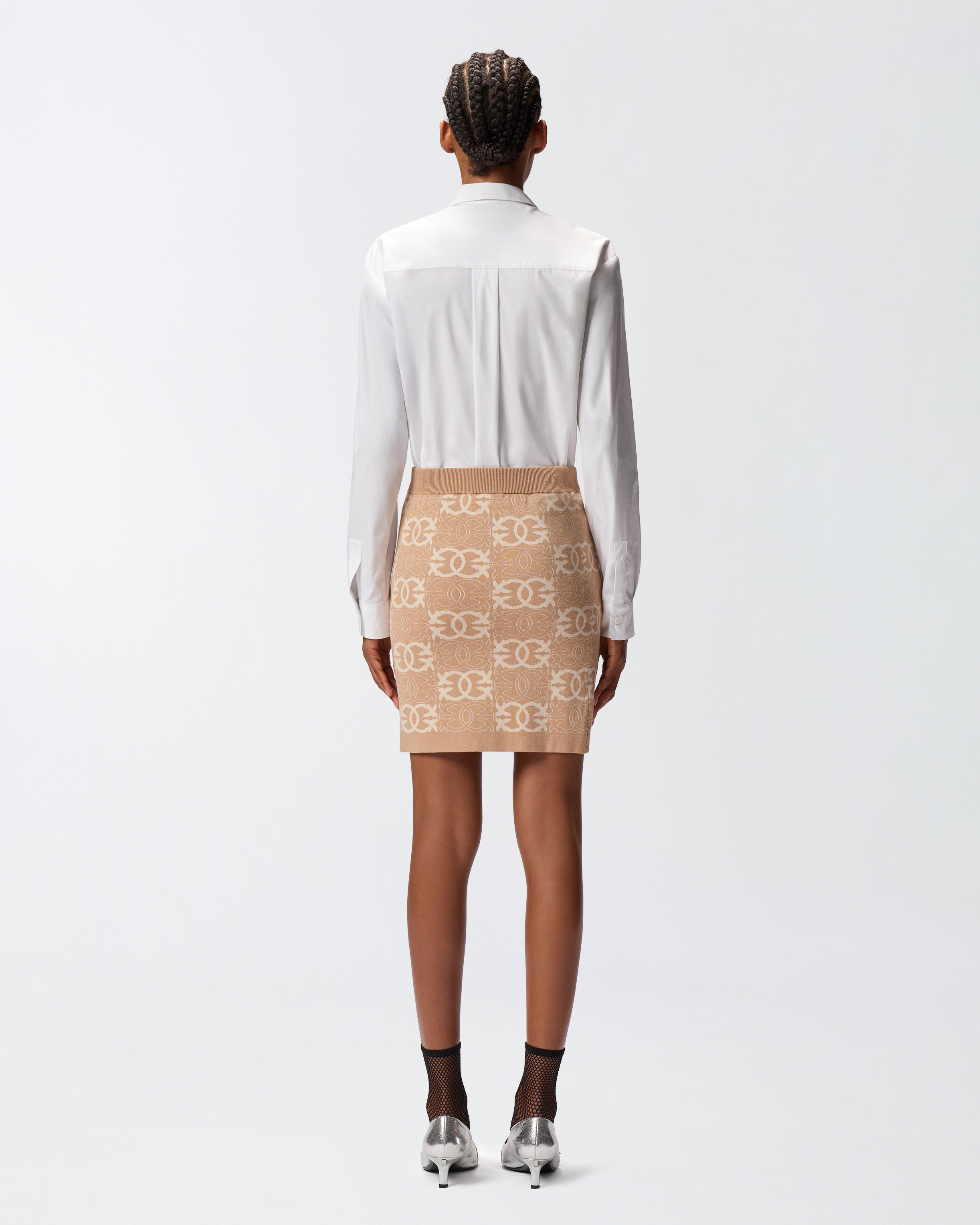 MINI SKIRT WITH LOVE BIRDS LOGO - 4