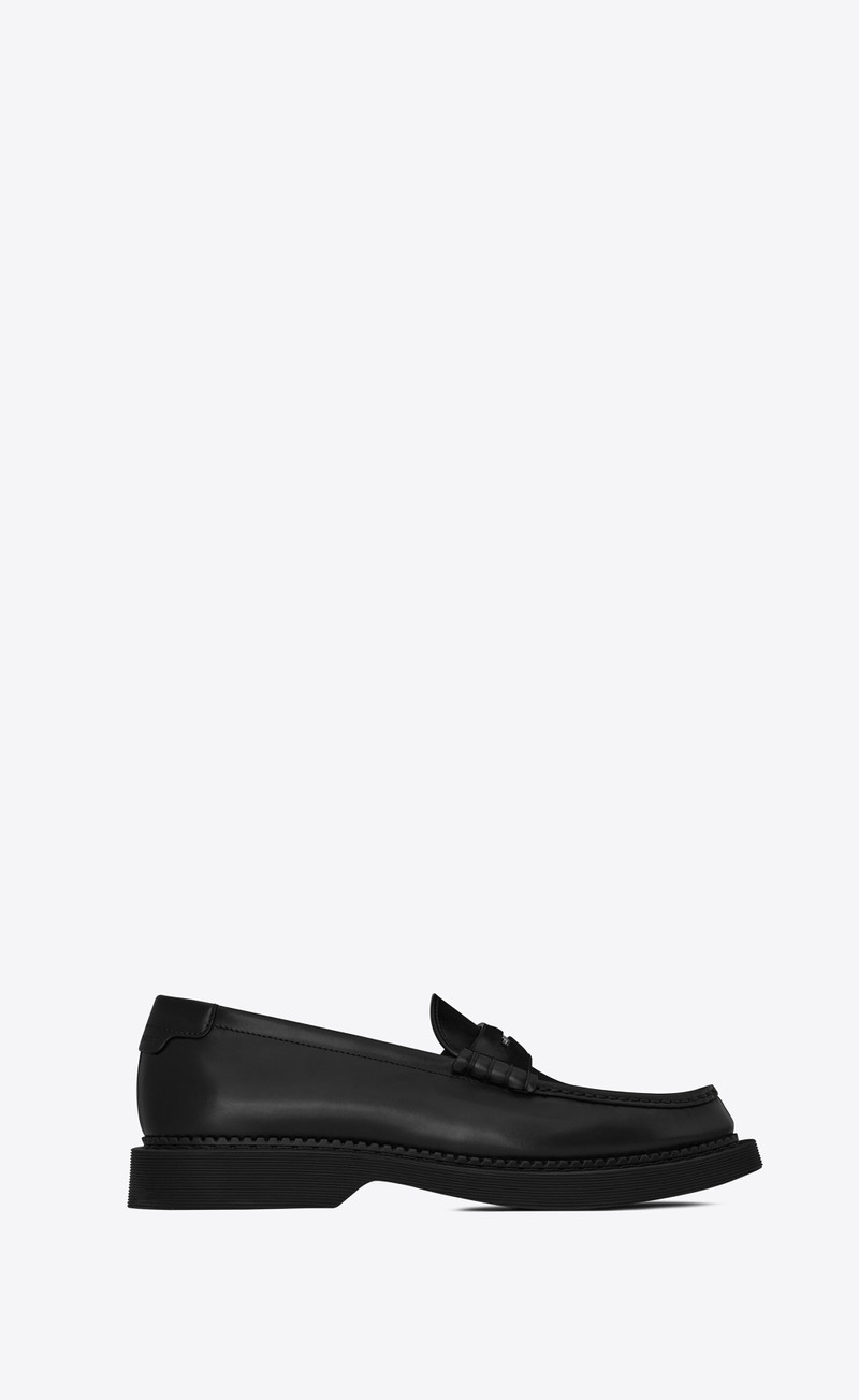 teddy penny loafer in smooth leather 1