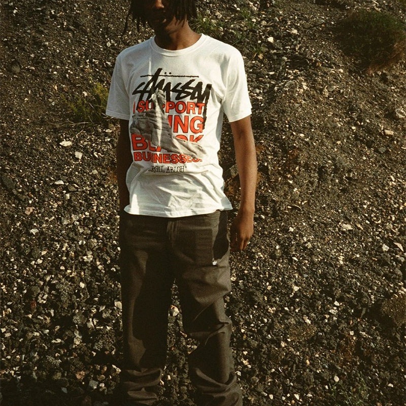Stussy x OFF-WHITE Virgil Abloh World Tour Tee 3903640 - 3