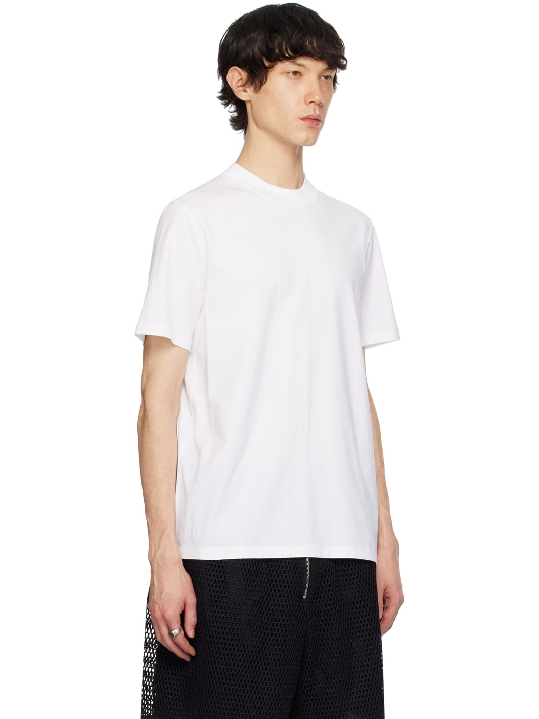 White Basic T-Shirt - 2