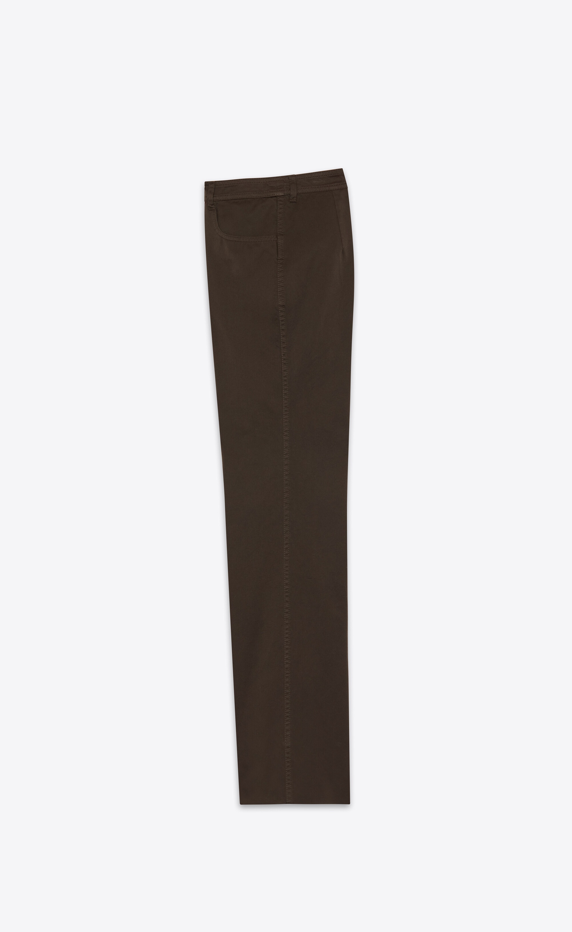 straight-leg pants in cotton - 3