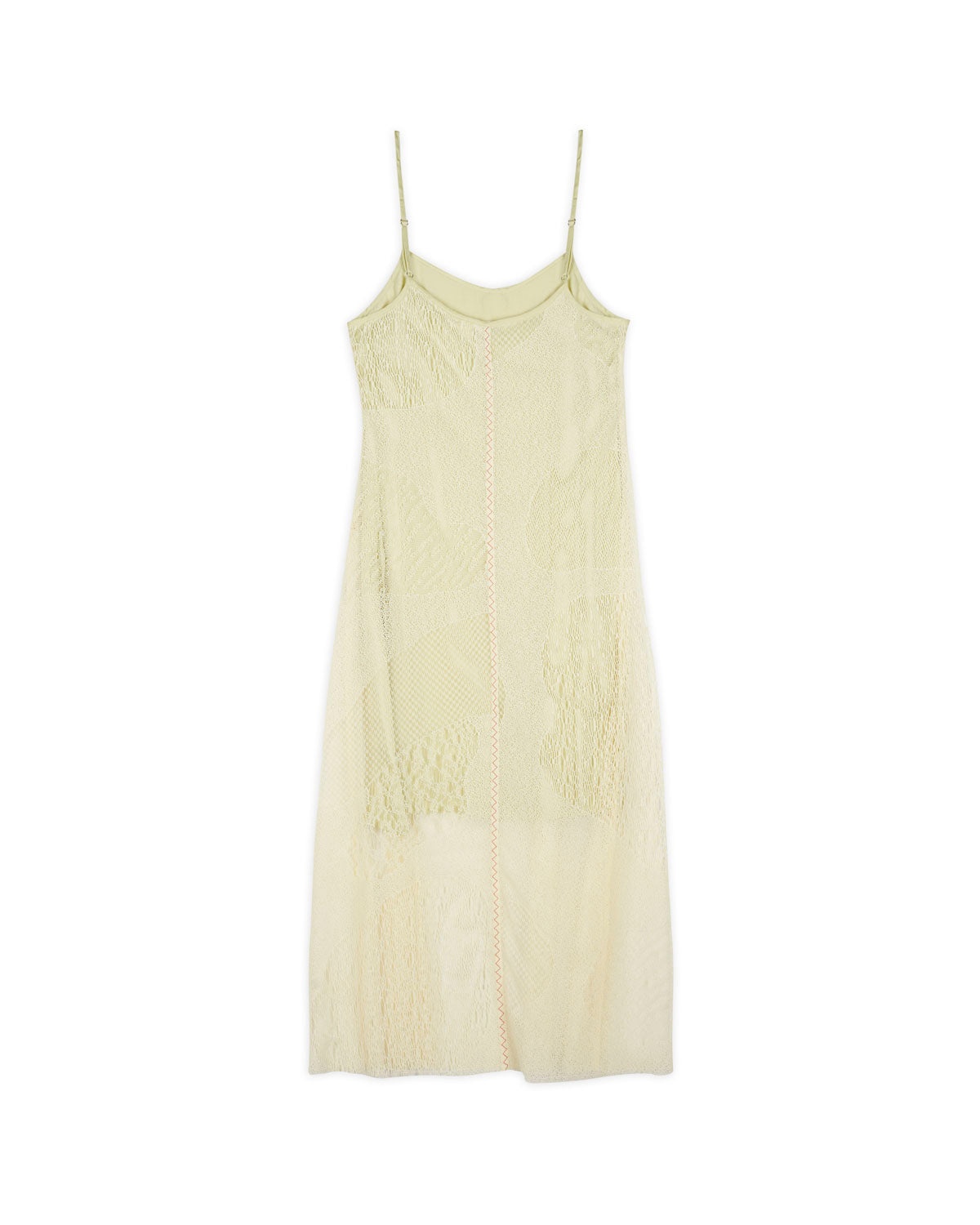 Engineered Cloud Mesh Slip Dress - Natural - 2