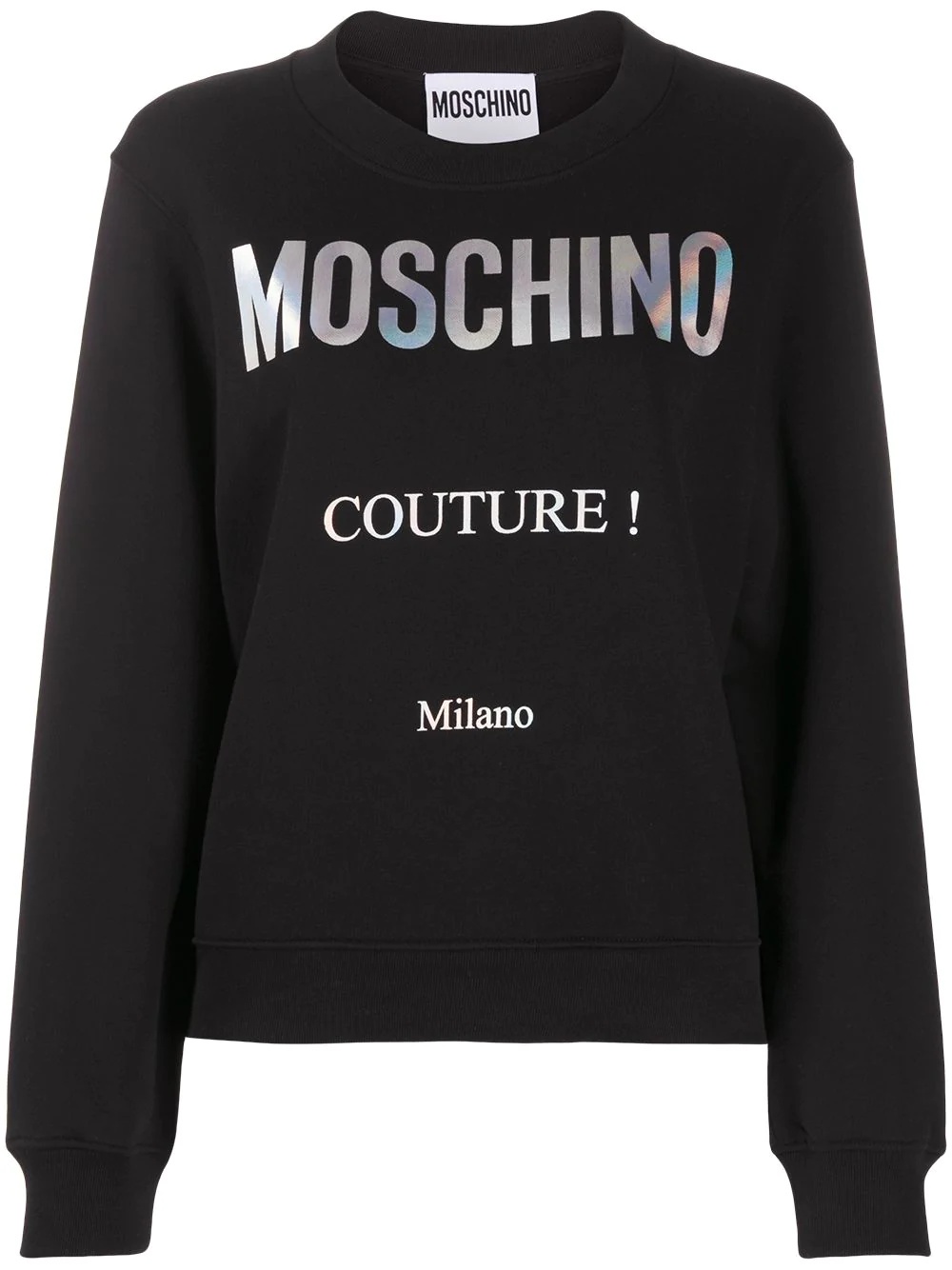 logo print sweatshirt - 1