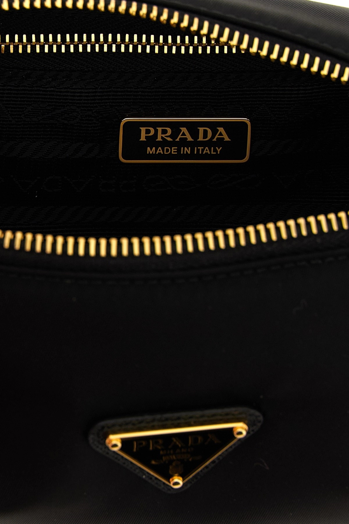 Triangle logo shoulder bag - 5
