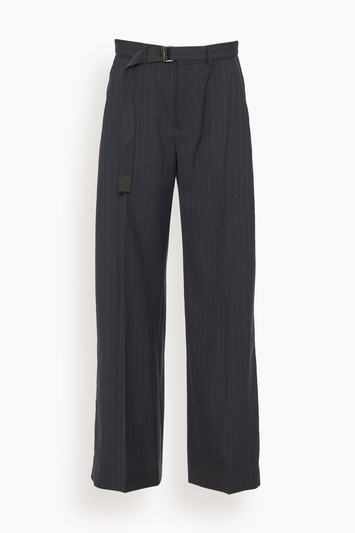 パンツ sacai Chalk Stripe Pants navy 24ss Sacai Chalk Stripe Pants in Navy – Antidote Fashion and