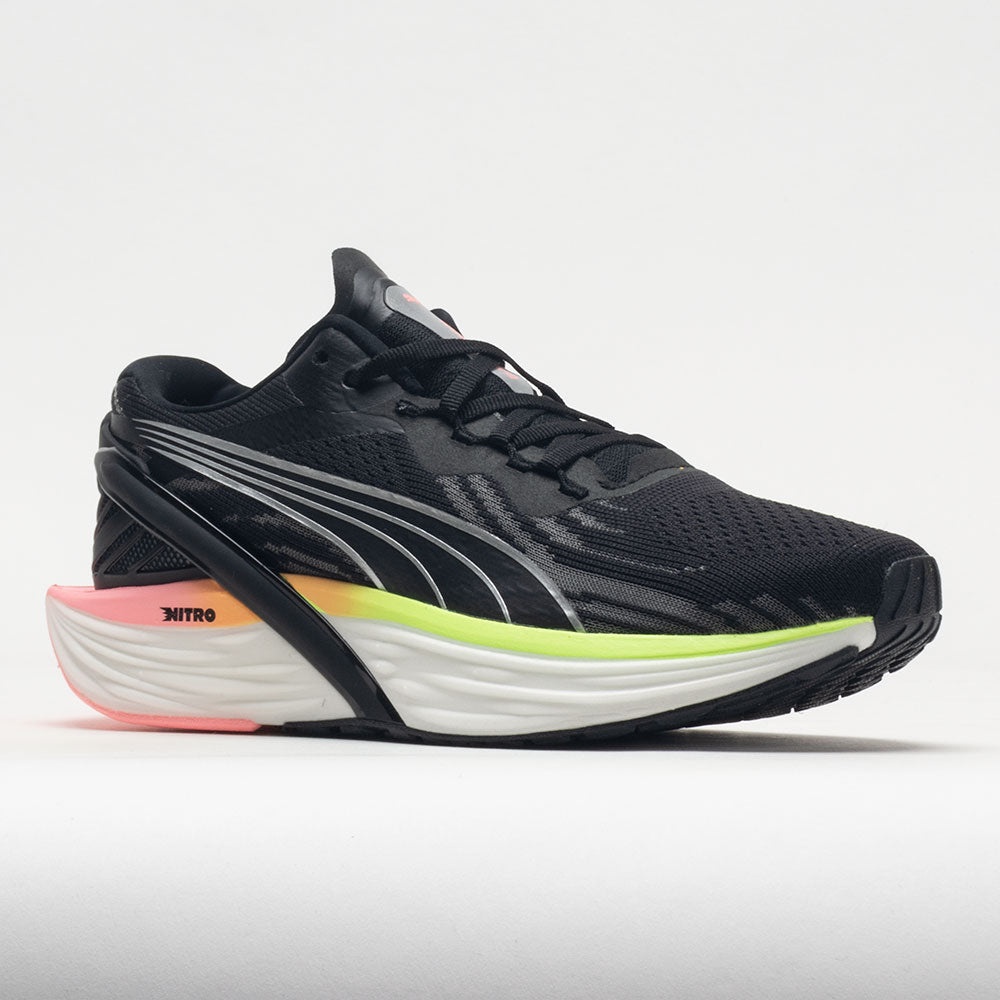 Puma Run XX NITRO Women's Puma Black/Koral Ice/Speed Green - 5