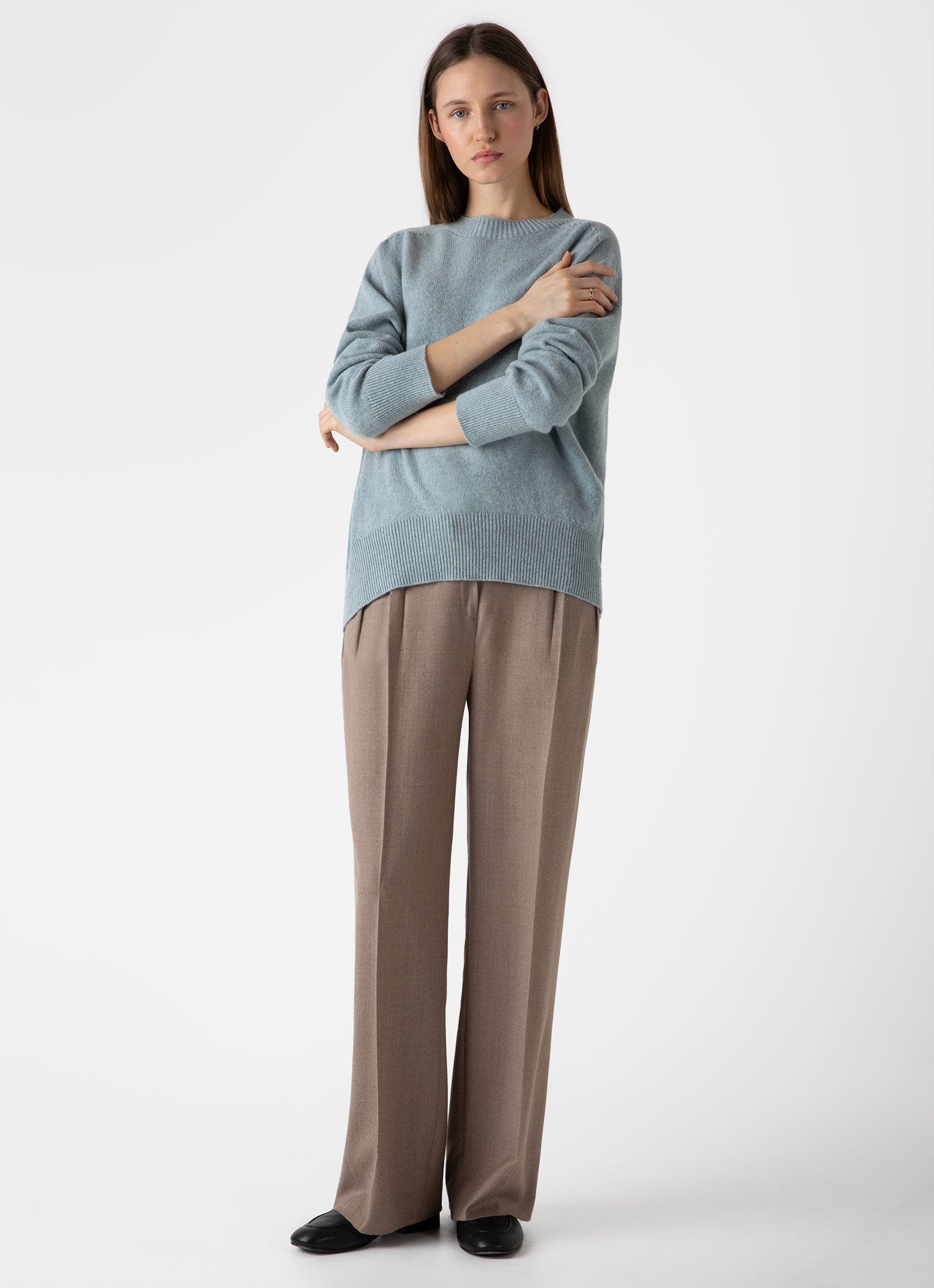 Lambswool Crewneck Jumper - 2