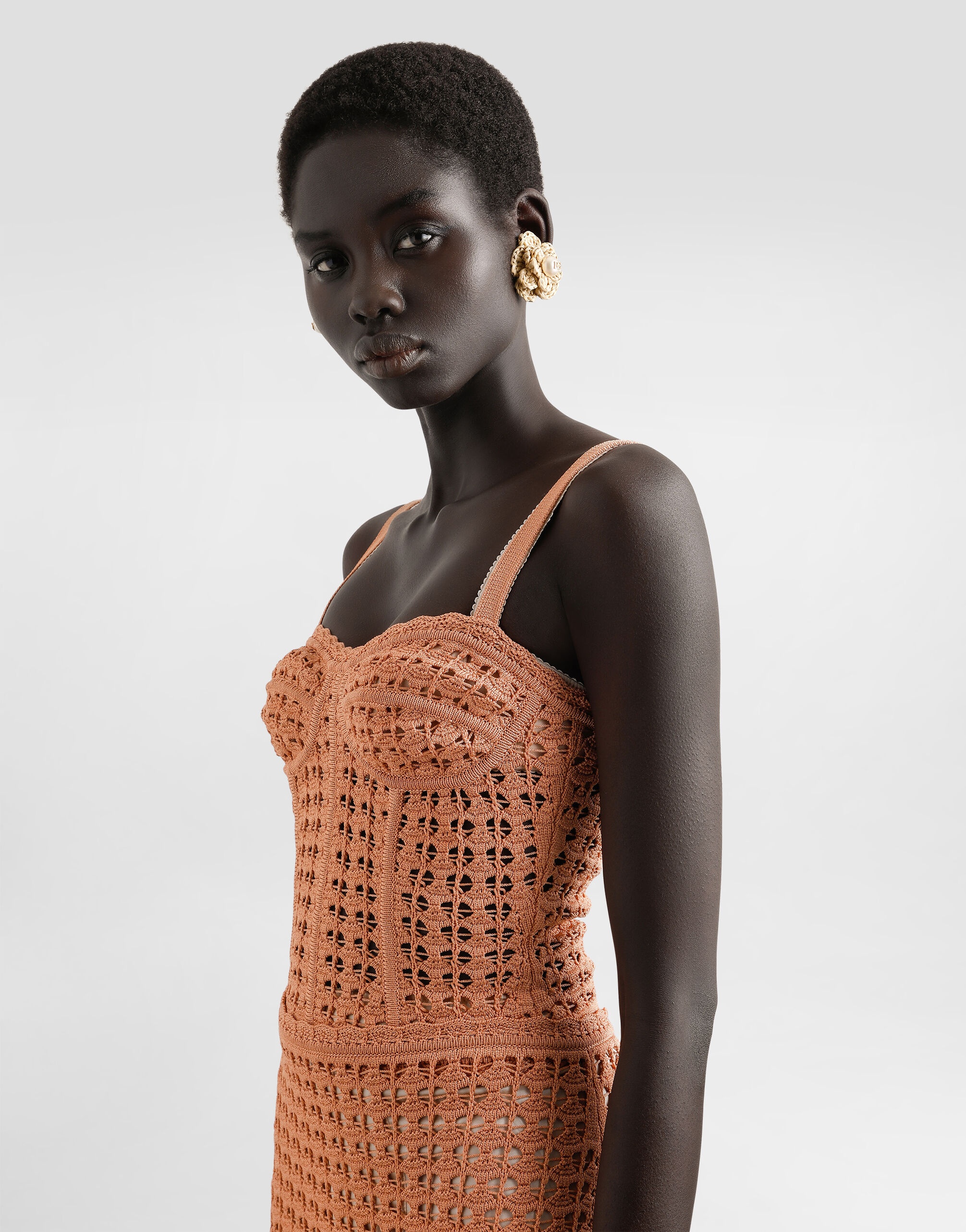 Viscose  bustier tank top - 4