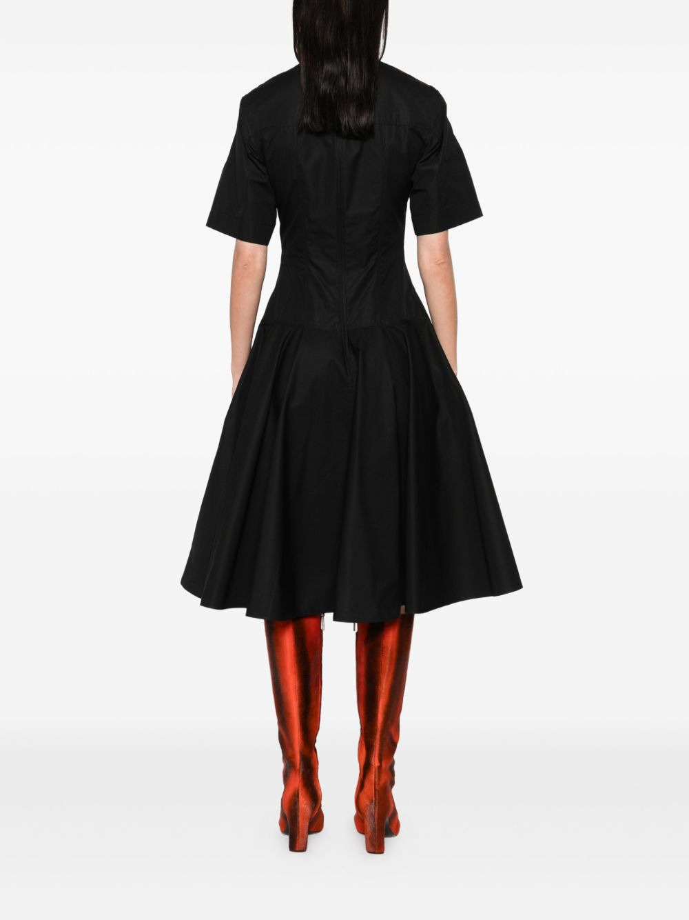 flared midi dress - 4