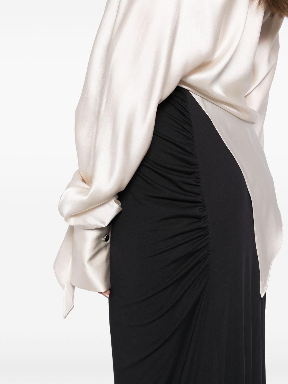 ruched jersey skirt - 5