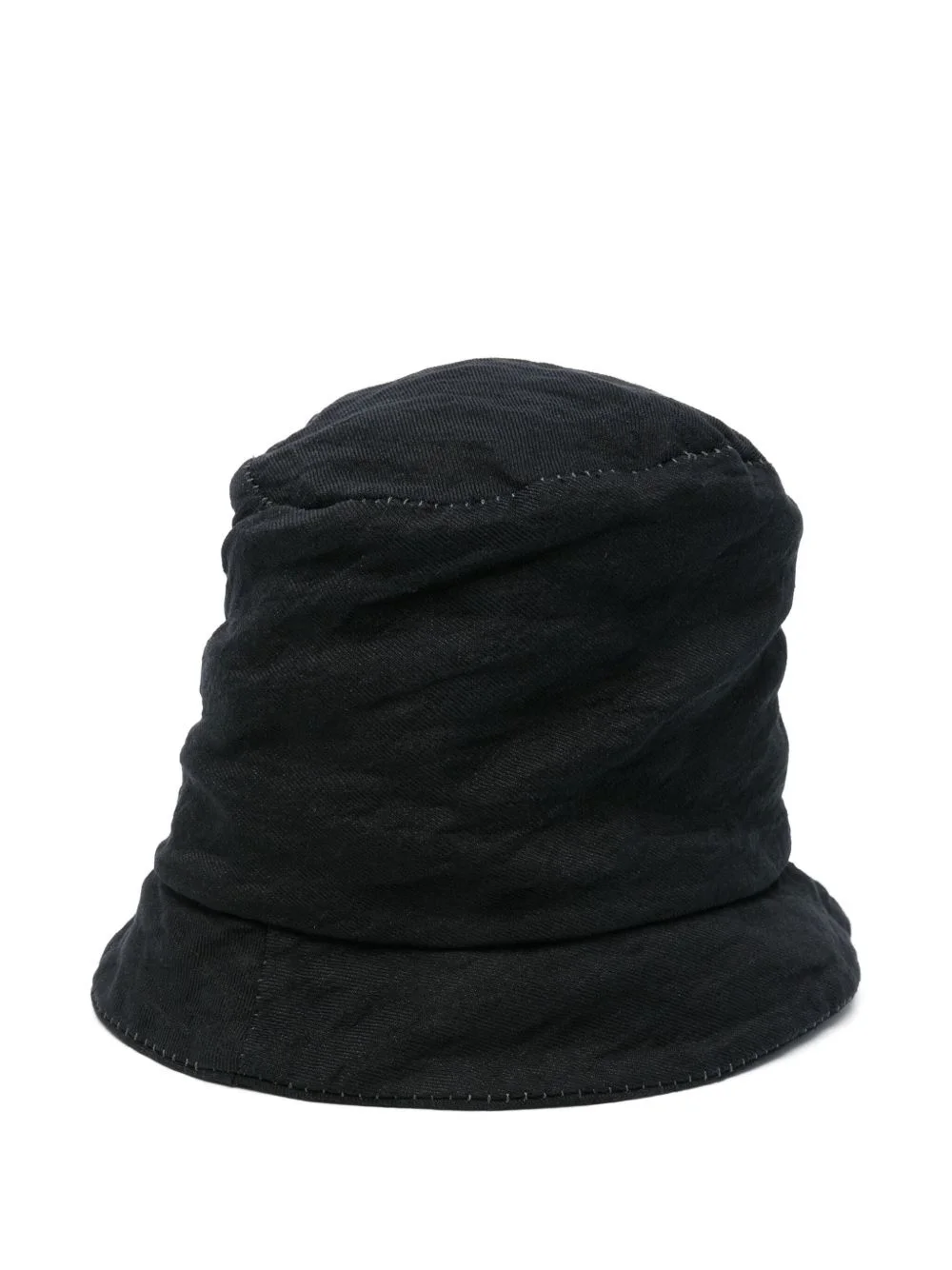 contrast-stitching bucket hat - 1