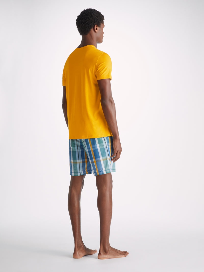 Men's T-Shirt Basel Micro Modal Stretch Saffron - 4