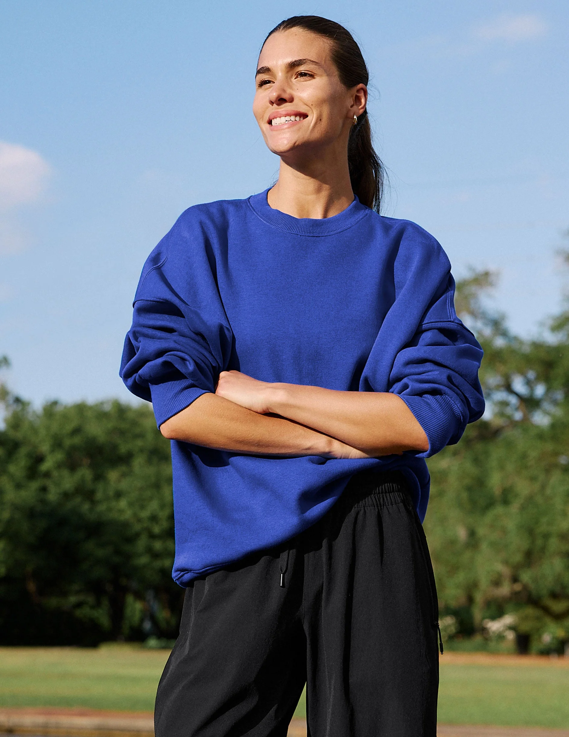 LuxeFleece 2.0™ Oversized Crewneck - 1